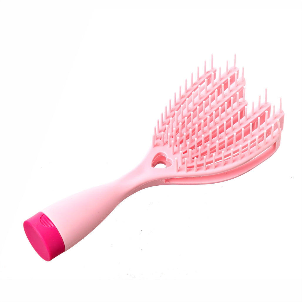 Portable Wet And Dry Hollow Hair Massage