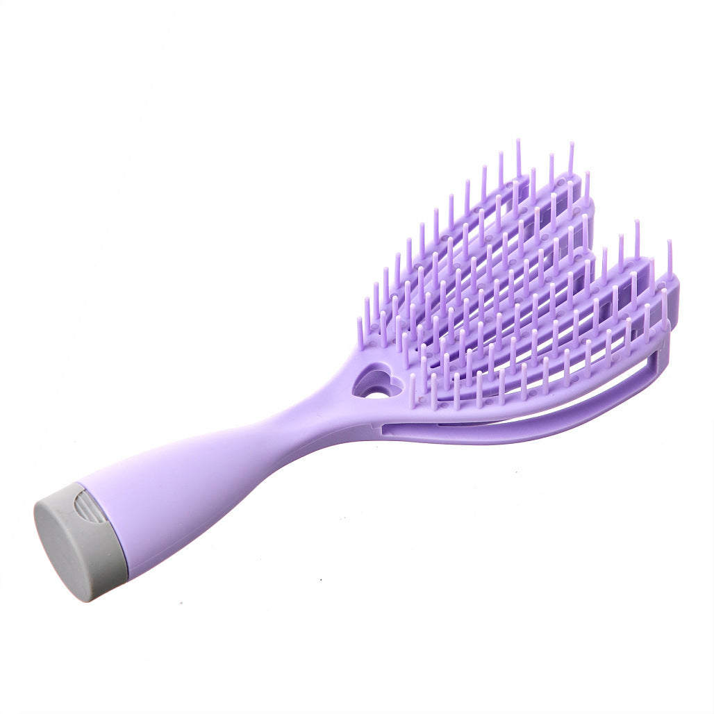 Portable Wet And Dry Hollow Hair Massage