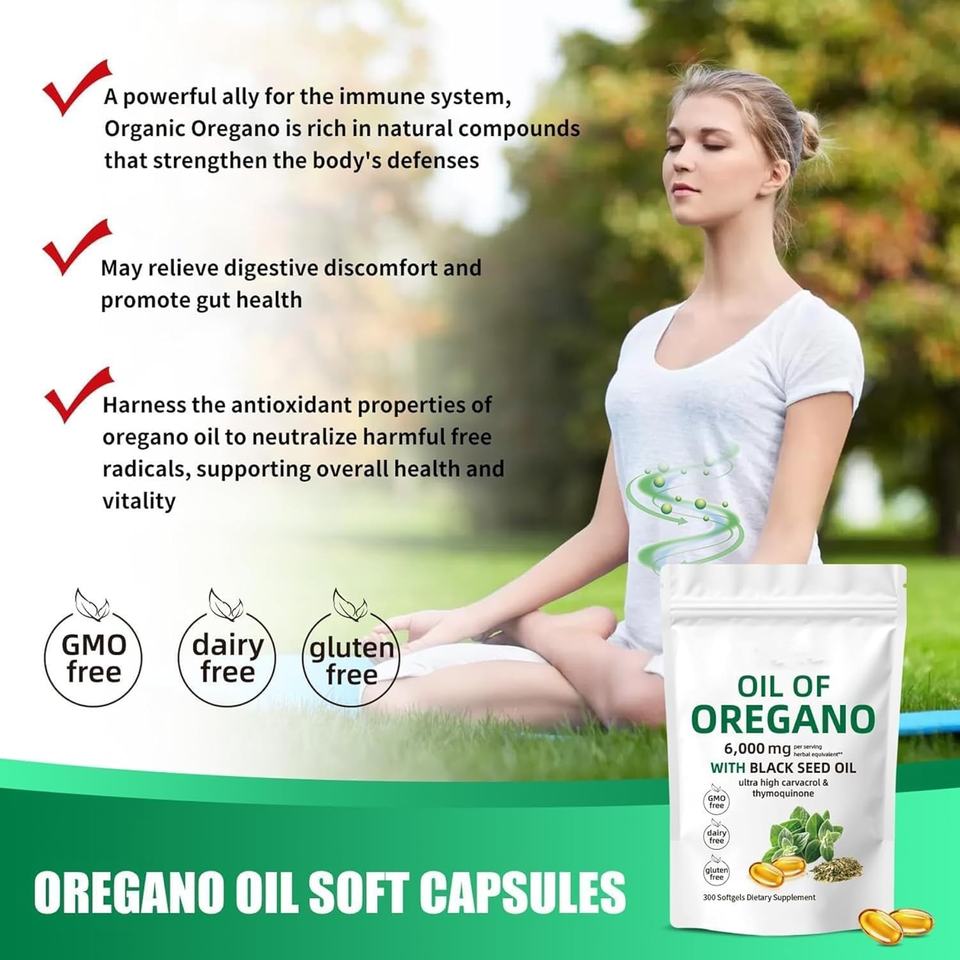Oregano Black Seed Softgels