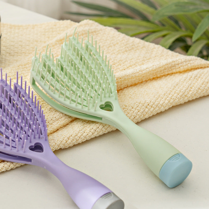 Portable Wet And Dry Hollow Hair Massage