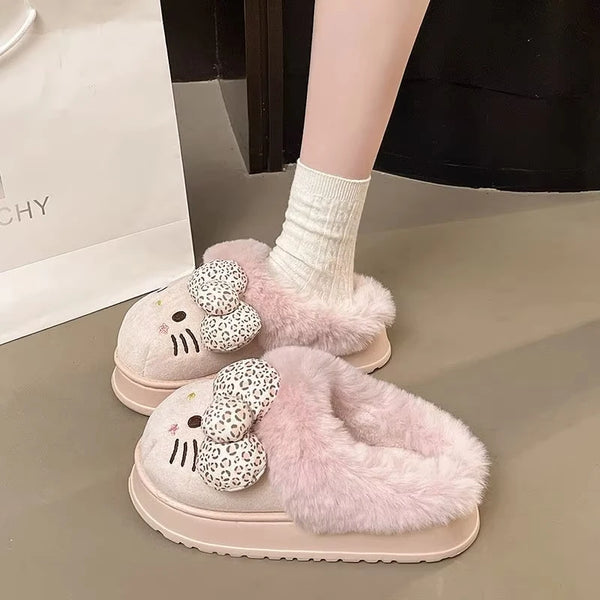 Cozy Leopard Slippers